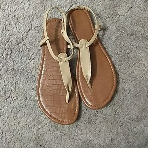 Beige sandals